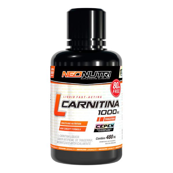 L-Carnitina 1000mg (480ml) - NeoNutri